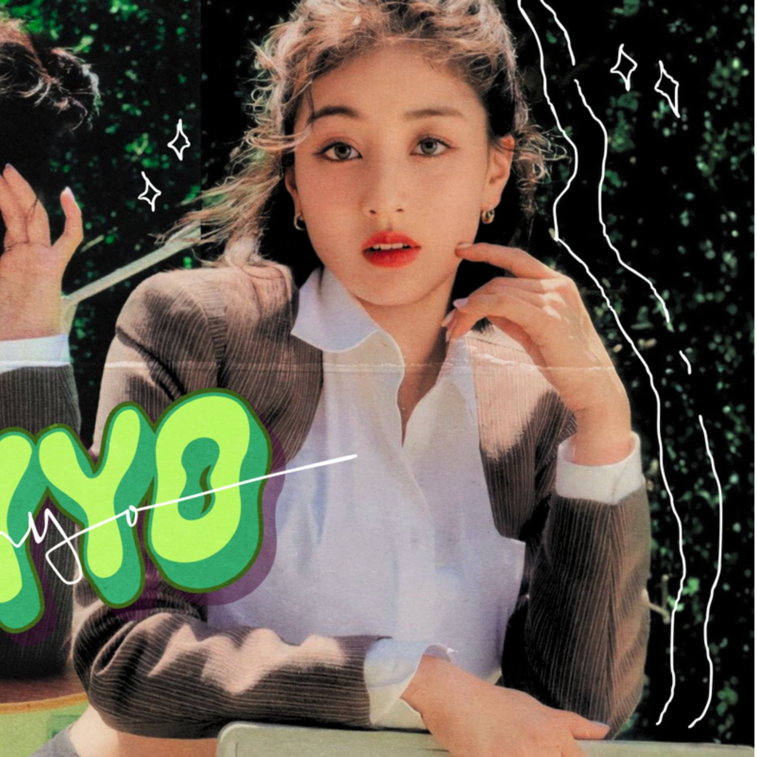Behind-the-scenes cut of Jihyo (TWICE)