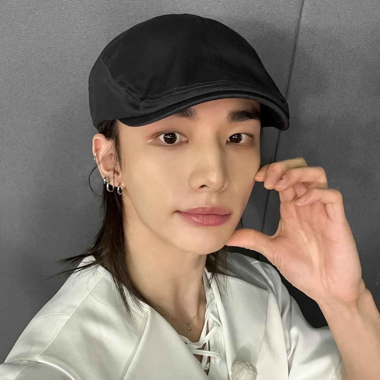 Recent activity shot of Hyunjin (Stray Kids)