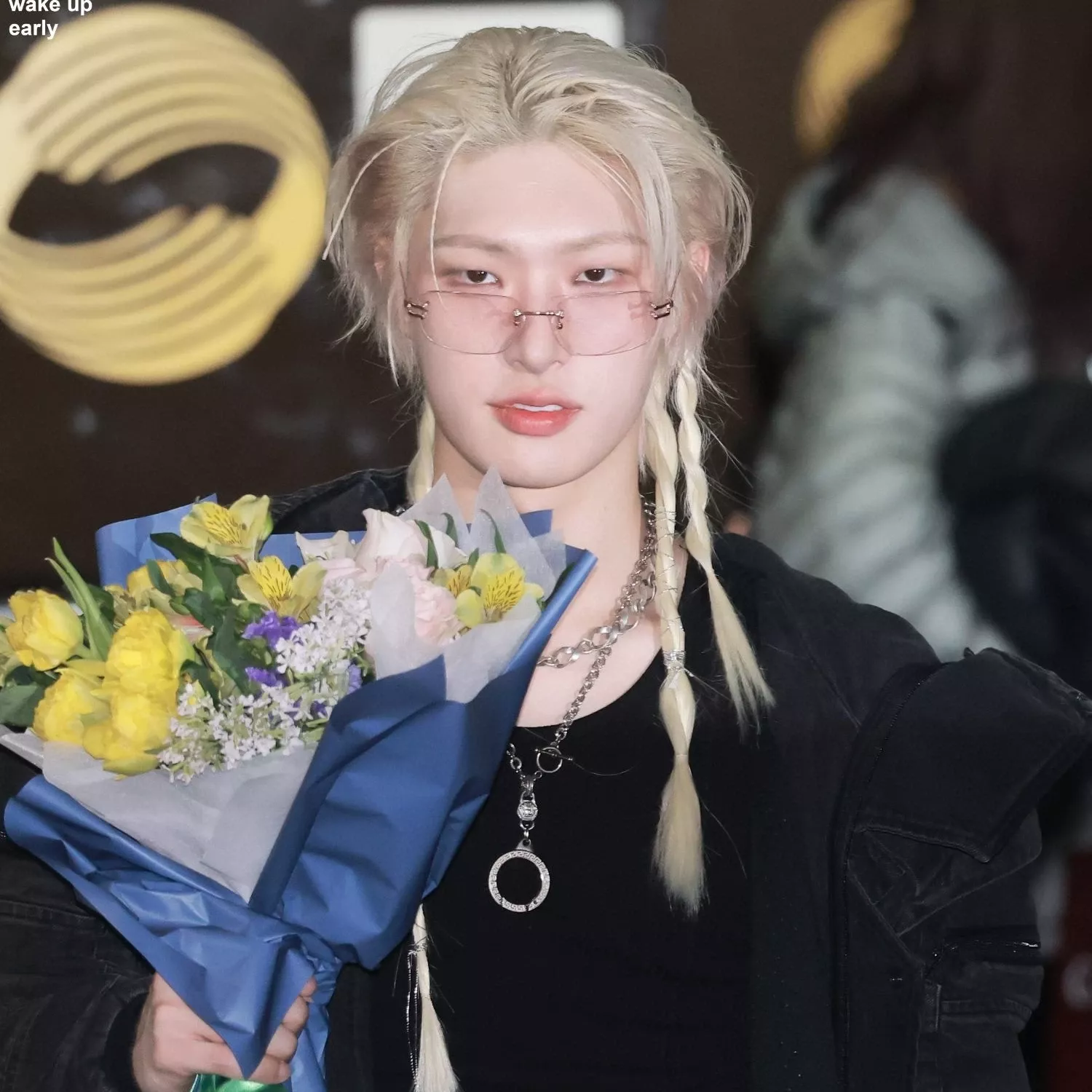 Recent activity shot of Mingi (ATEEZ)