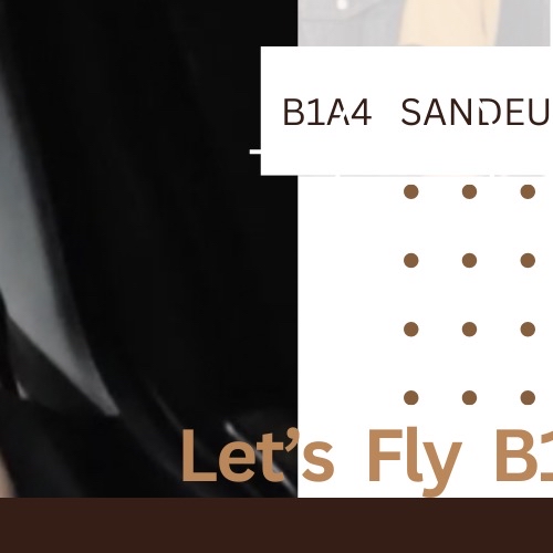 Recent activity shot of Sandeul (B1A4)