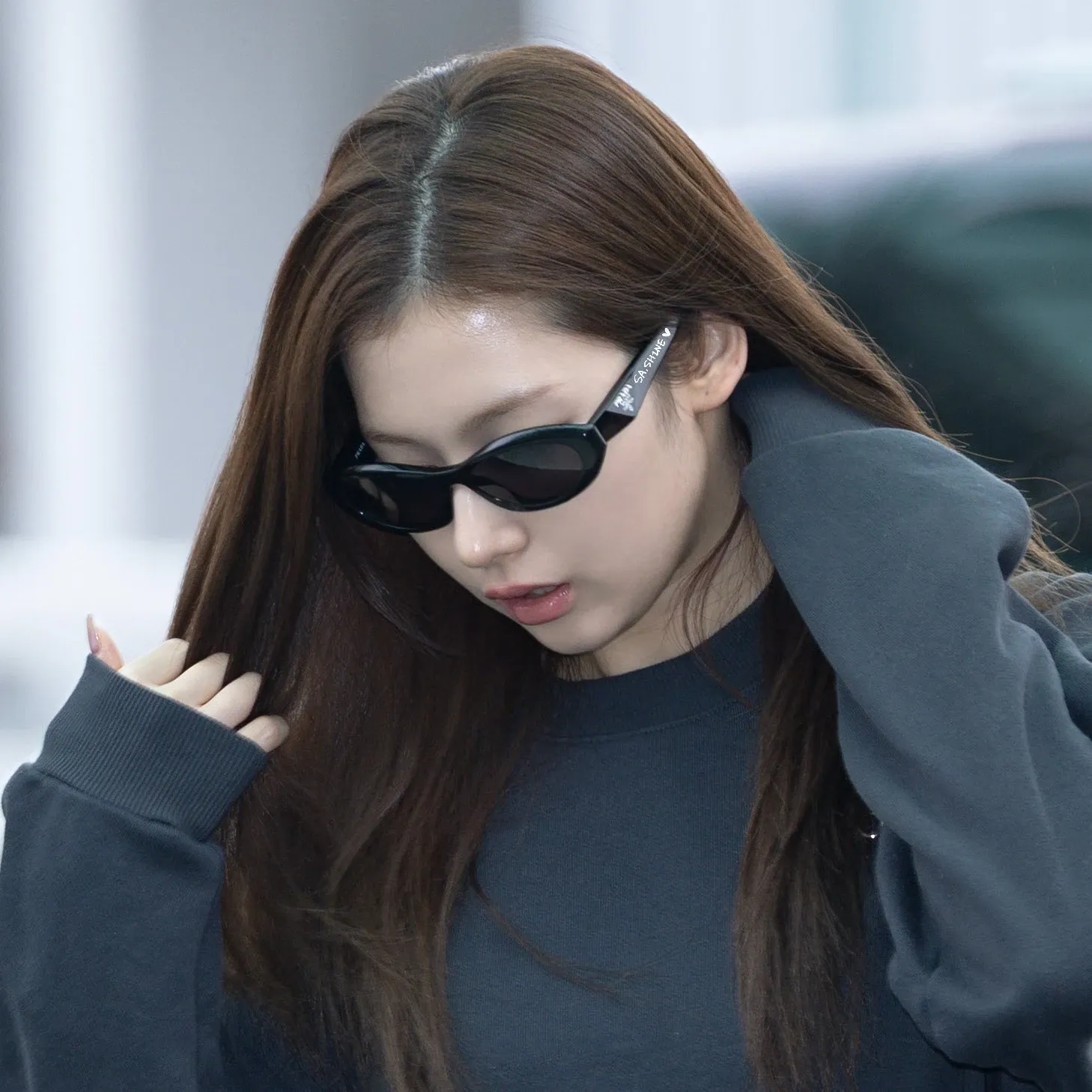 Momen yang diabadikan oleh penggemar Sana (TWICE)