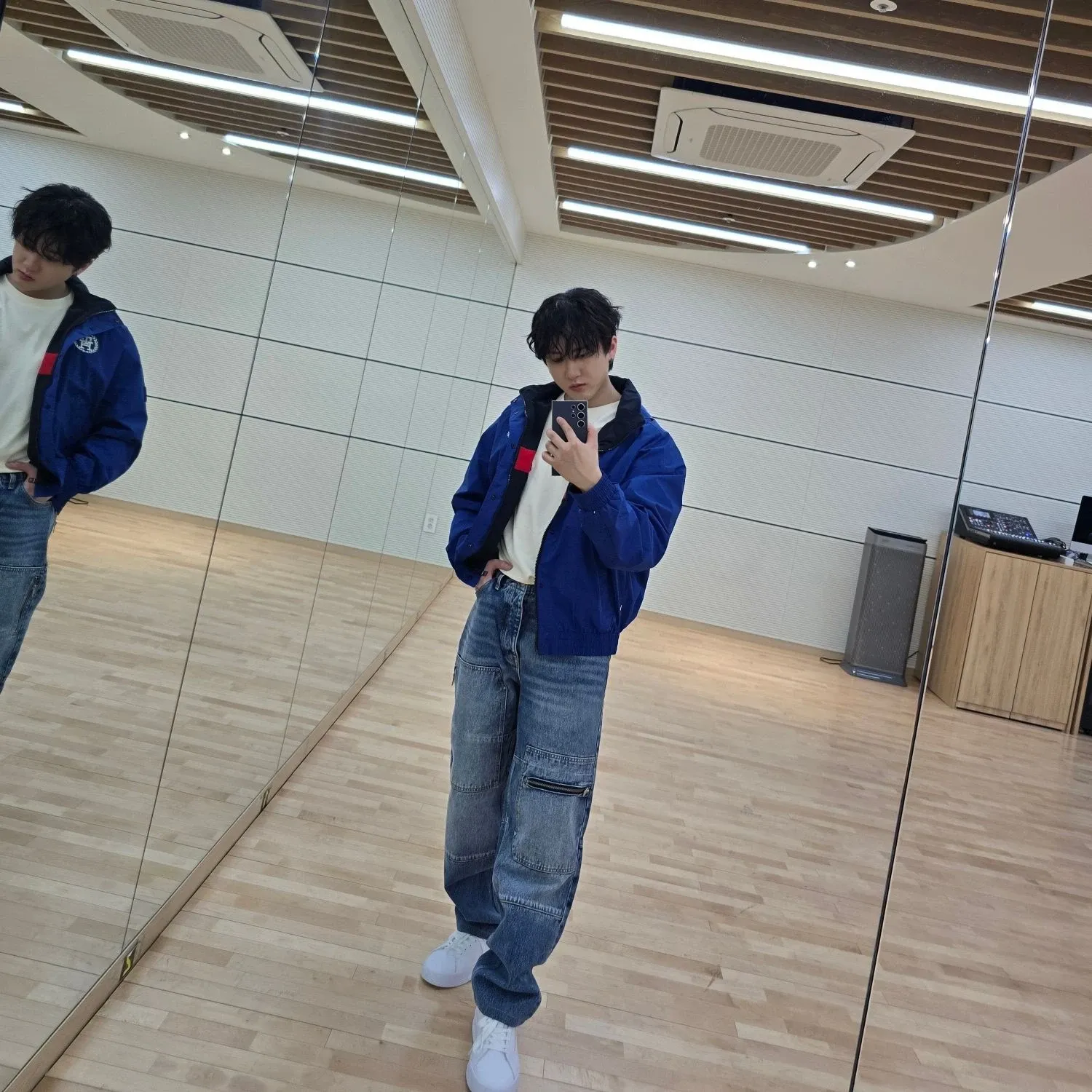 Recent activity shot of Changbin (Stray Kids)