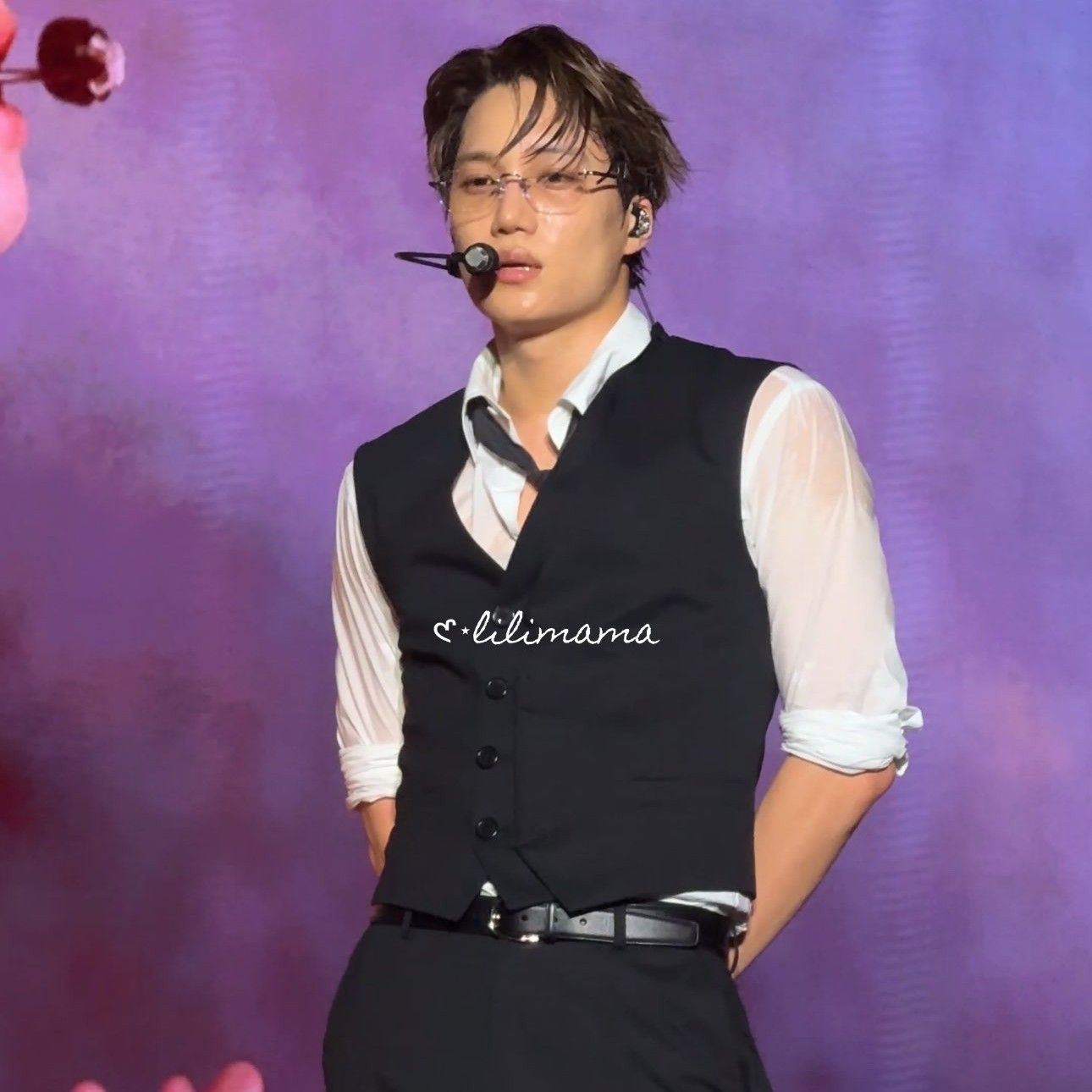 Behind-the-scenes cut of Kai (EXO)