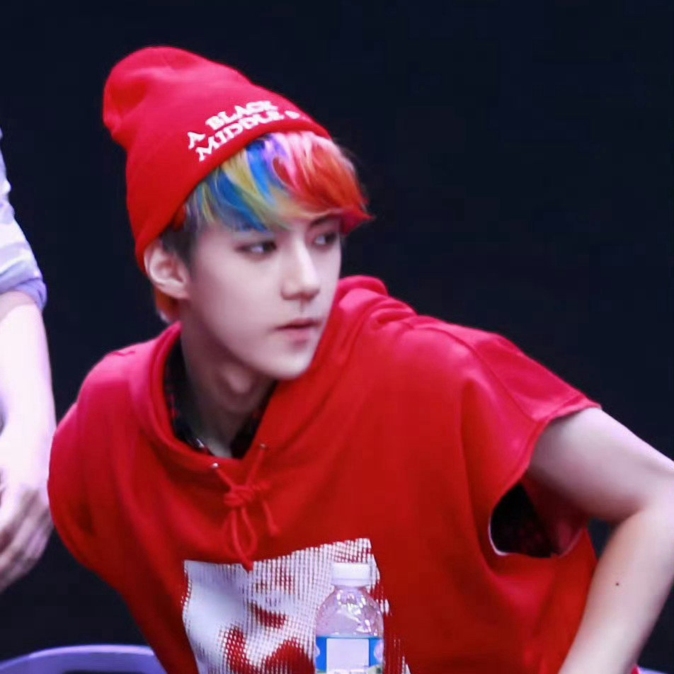 A moment captured by Sehun (EXO)'s fan