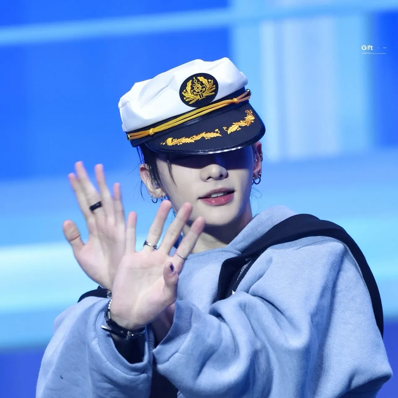 A moment captured by Hyunjin (Stray Kids)'s fan