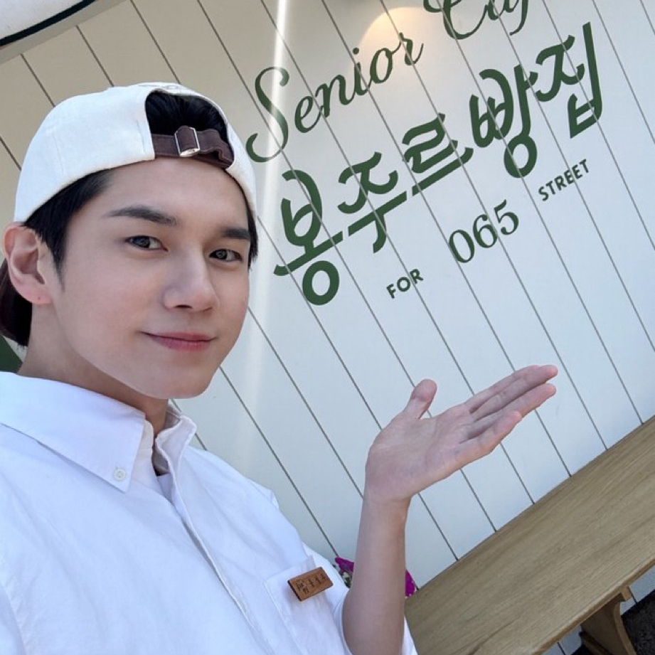 옹성우의 비하인드 컷