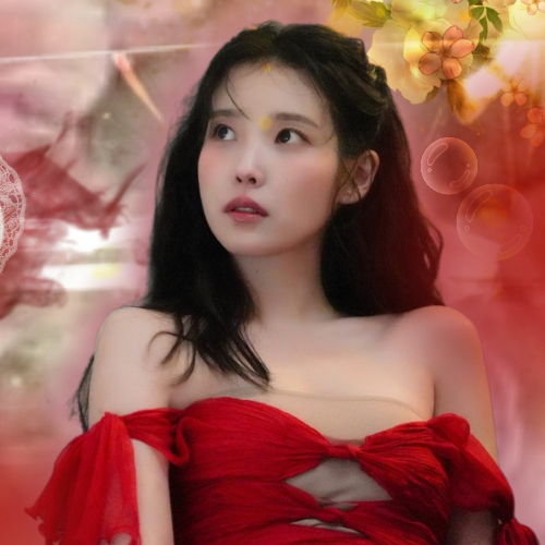 Behind-the-scenes cut of IU