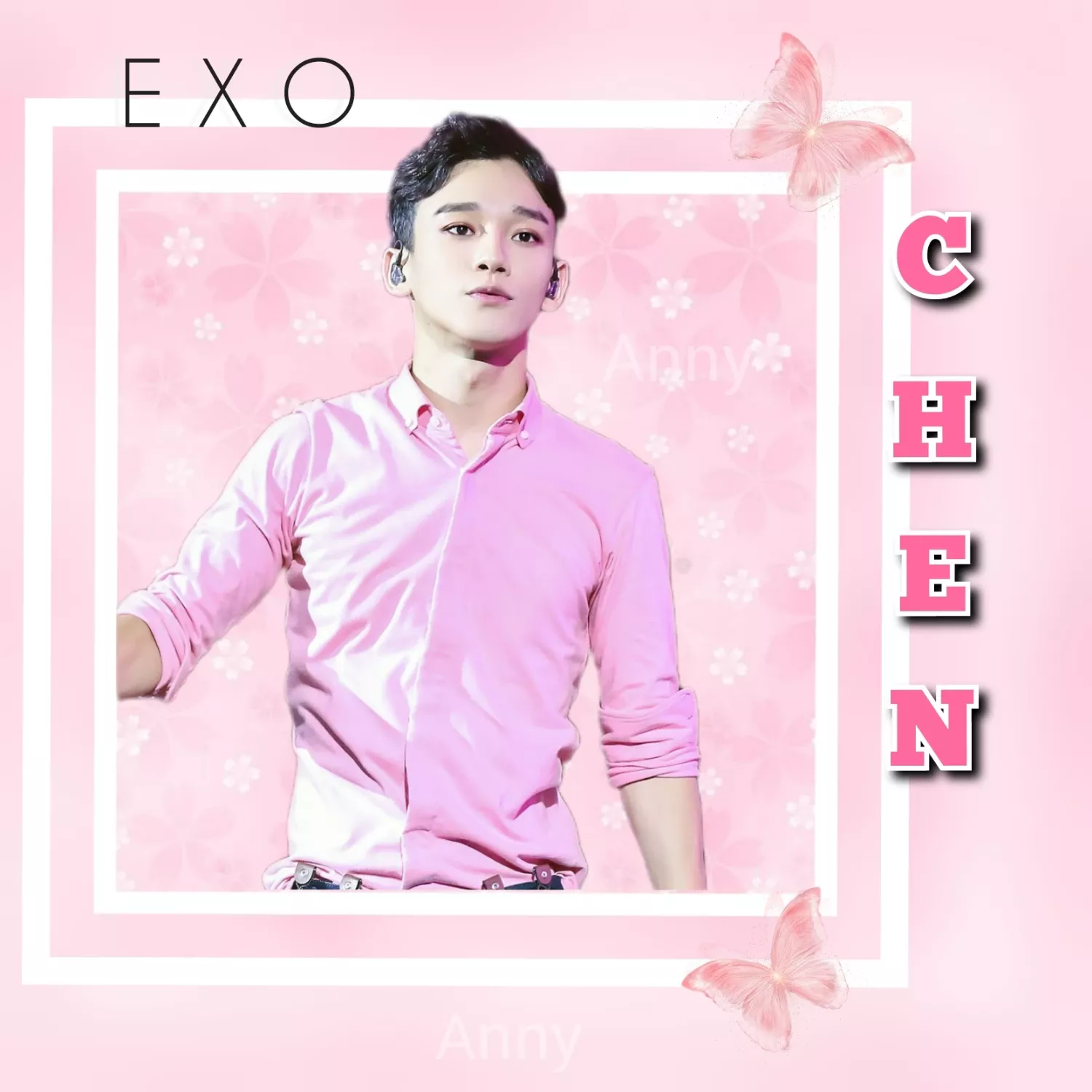 Recent activity shot of Chen (EXO)