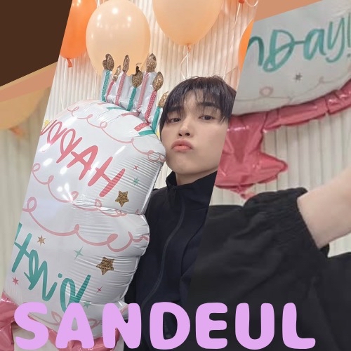 Recent activity shot of Sandeul (B1A4)