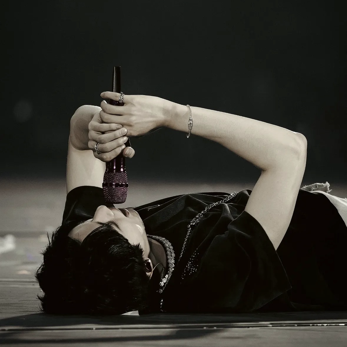 Recent activity shot of Jin (BTS)