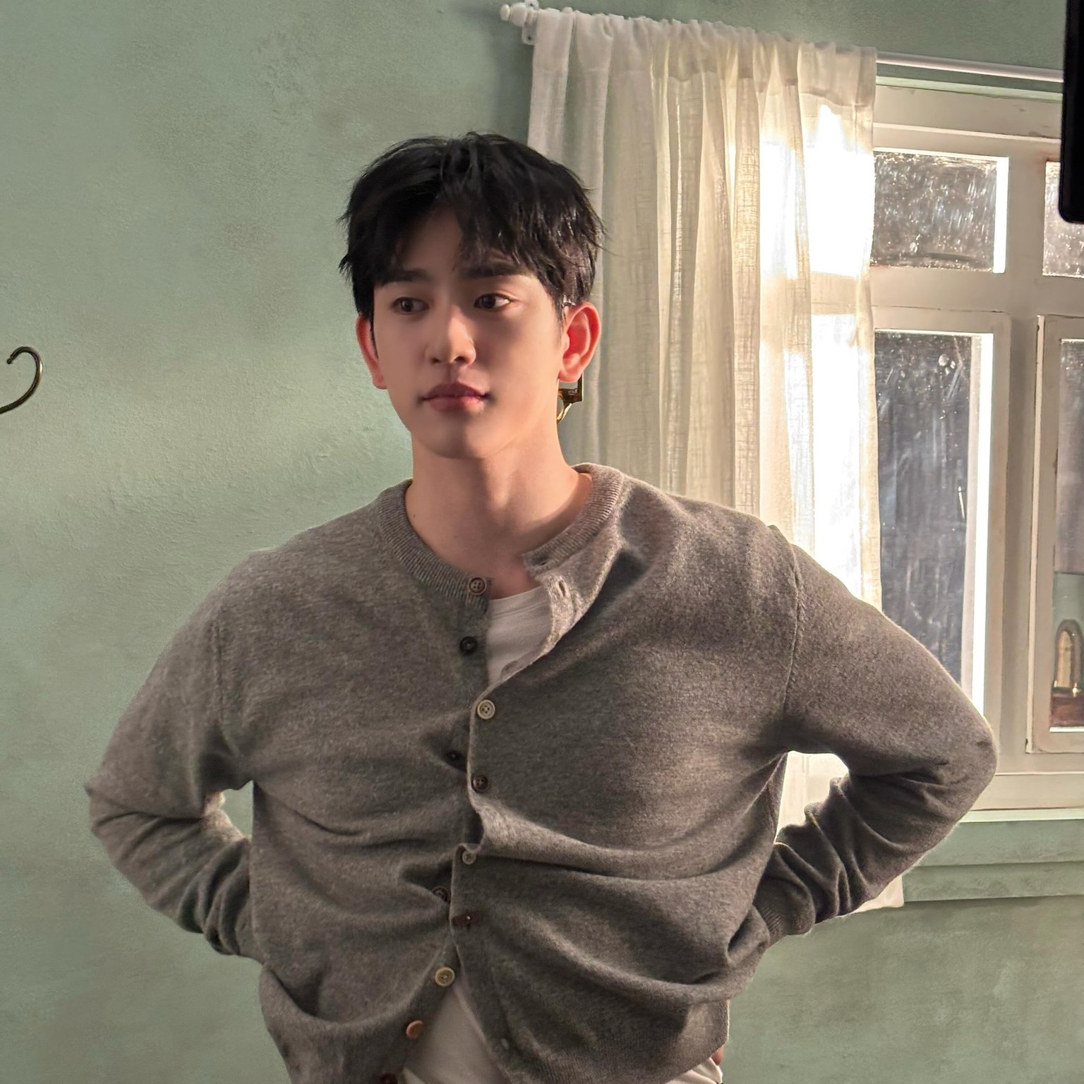 Recent activity shot of Jinyoung (GOT7)