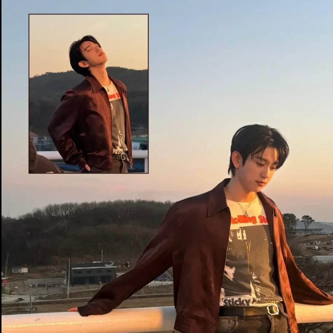 Momen yang diabadikan oleh penggemar Jinyoung (GOT7)
