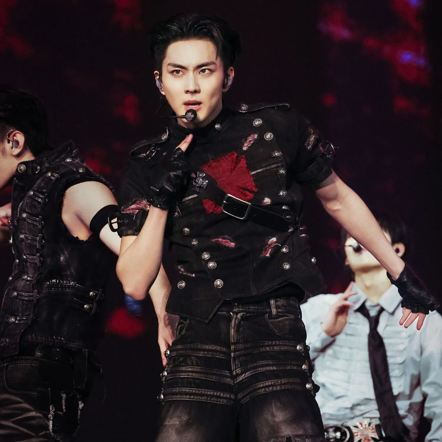 A moment captured by Jungwon (ENHYPEN)'s fan