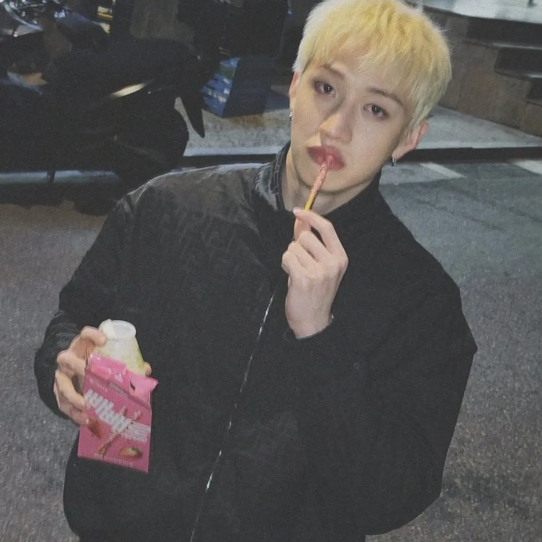 Recent activity shot of Bang Chan (Stray Kids)