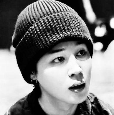 Recent activity shot of Jimin (BTS)