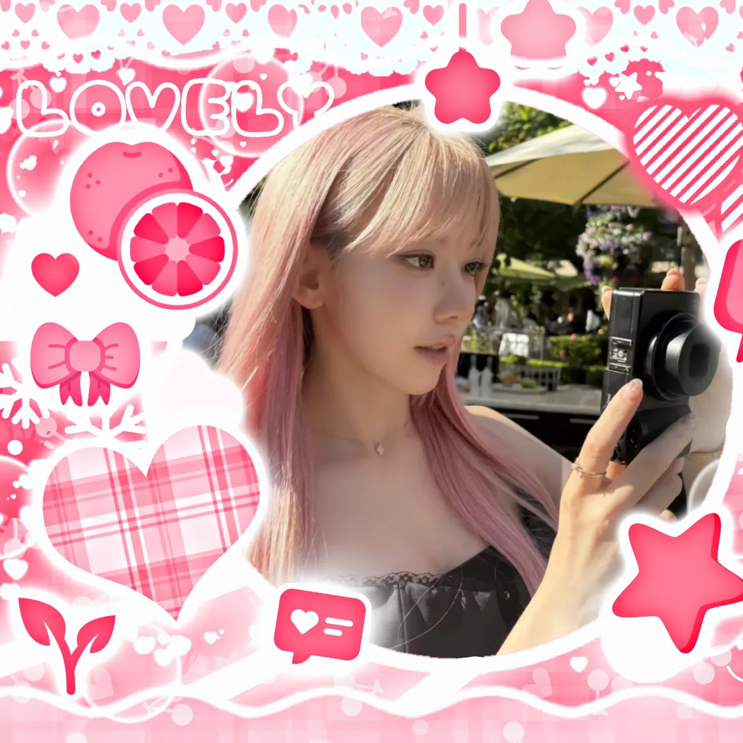 A moment captured by Sakura (LE SSERAFIM)'s fan
