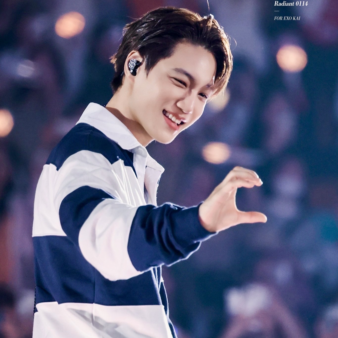 Momen yang diabadikan oleh penggemar Kai (EXO)