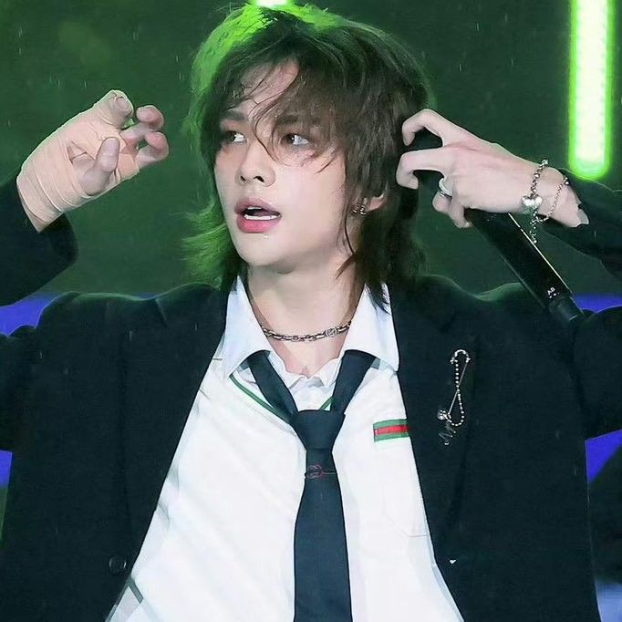 Recent activity shot of Hyunjin (Stray Kids)