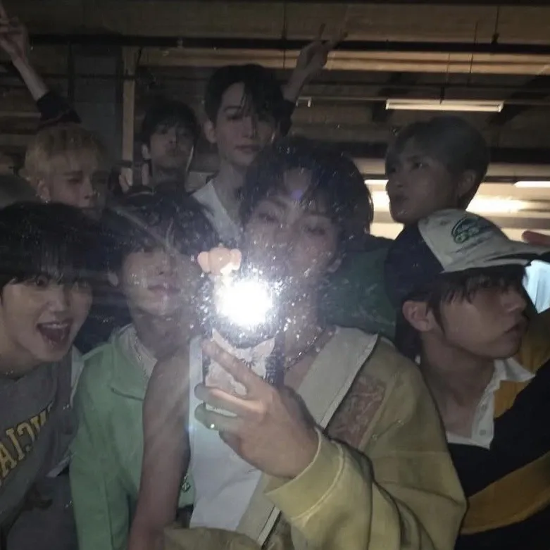 A moment captured by Wonjin (CRAVITY)'s fan