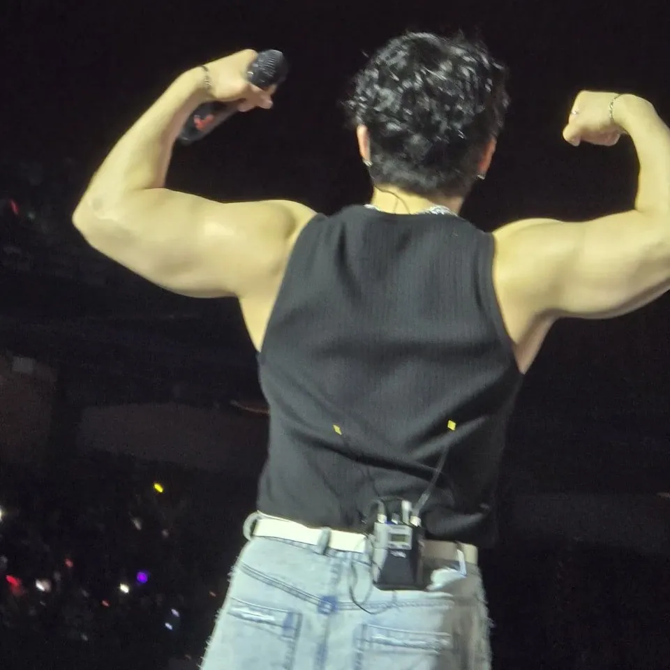 Recent activity shot of Changbin (Stray Kids)