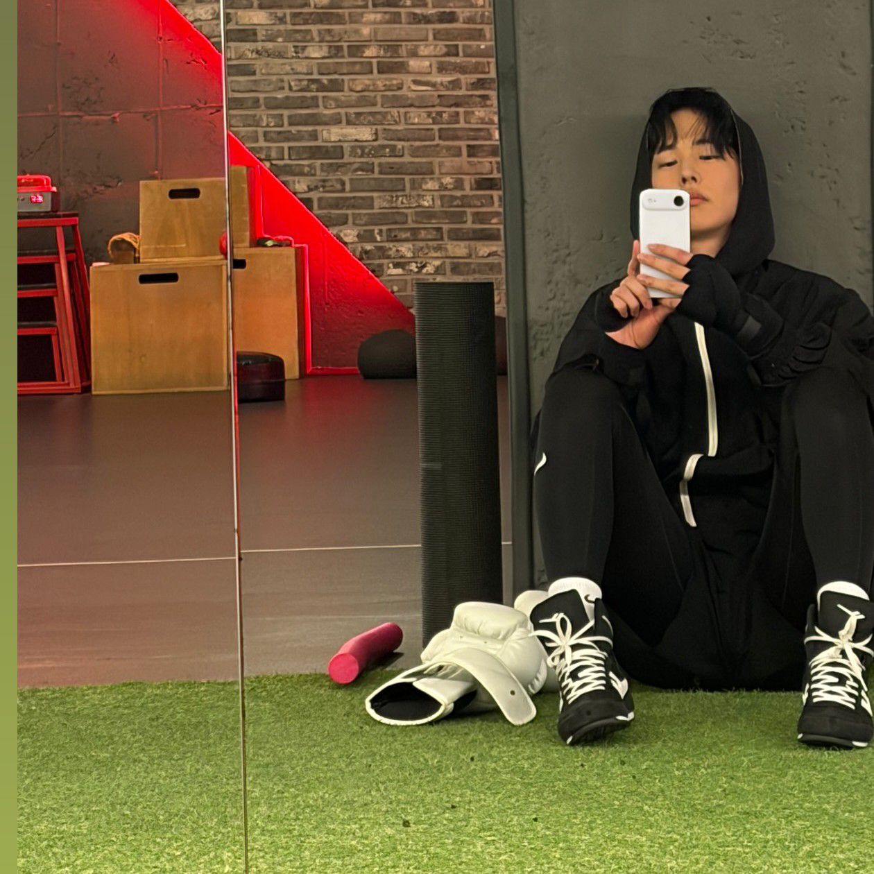 A moment captured by Choi Byungchan's fan