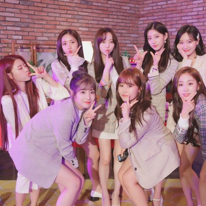 A moment captured by Lovelyz's fan