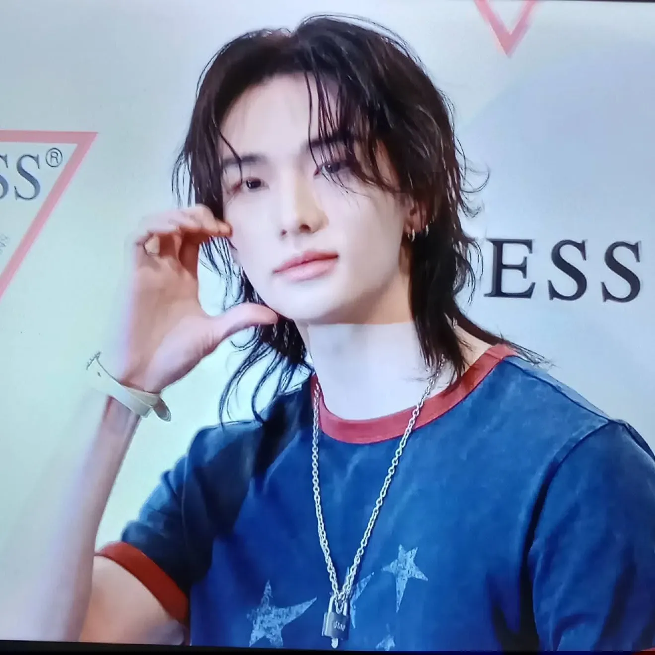 Recent activity shot of Hyunjin (Stray Kids)