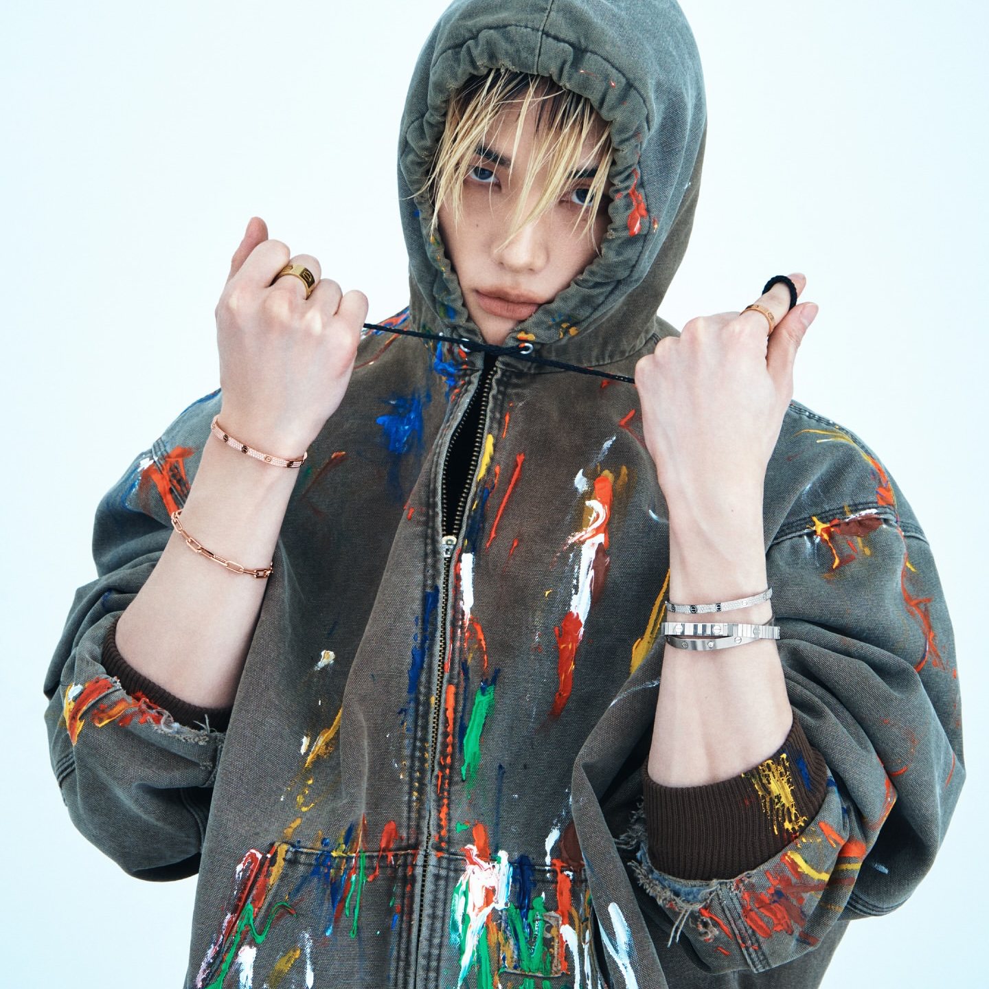 A moment captured by Hyunjin (Stray Kids)'s fan