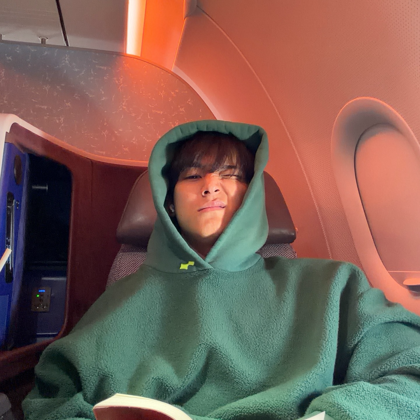 Recent activity shot of Mingyu (SEVENTEEN)