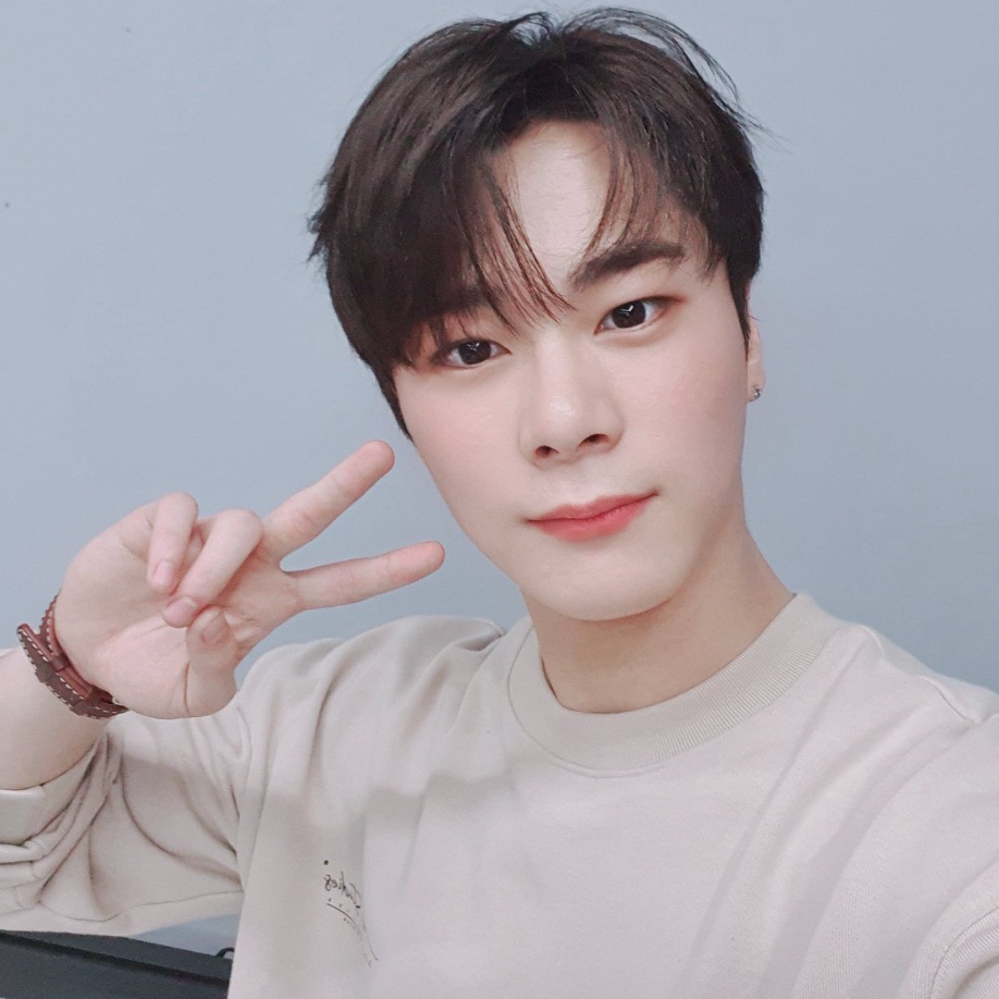 Recent activity shot of Moonbin (ASTRO)