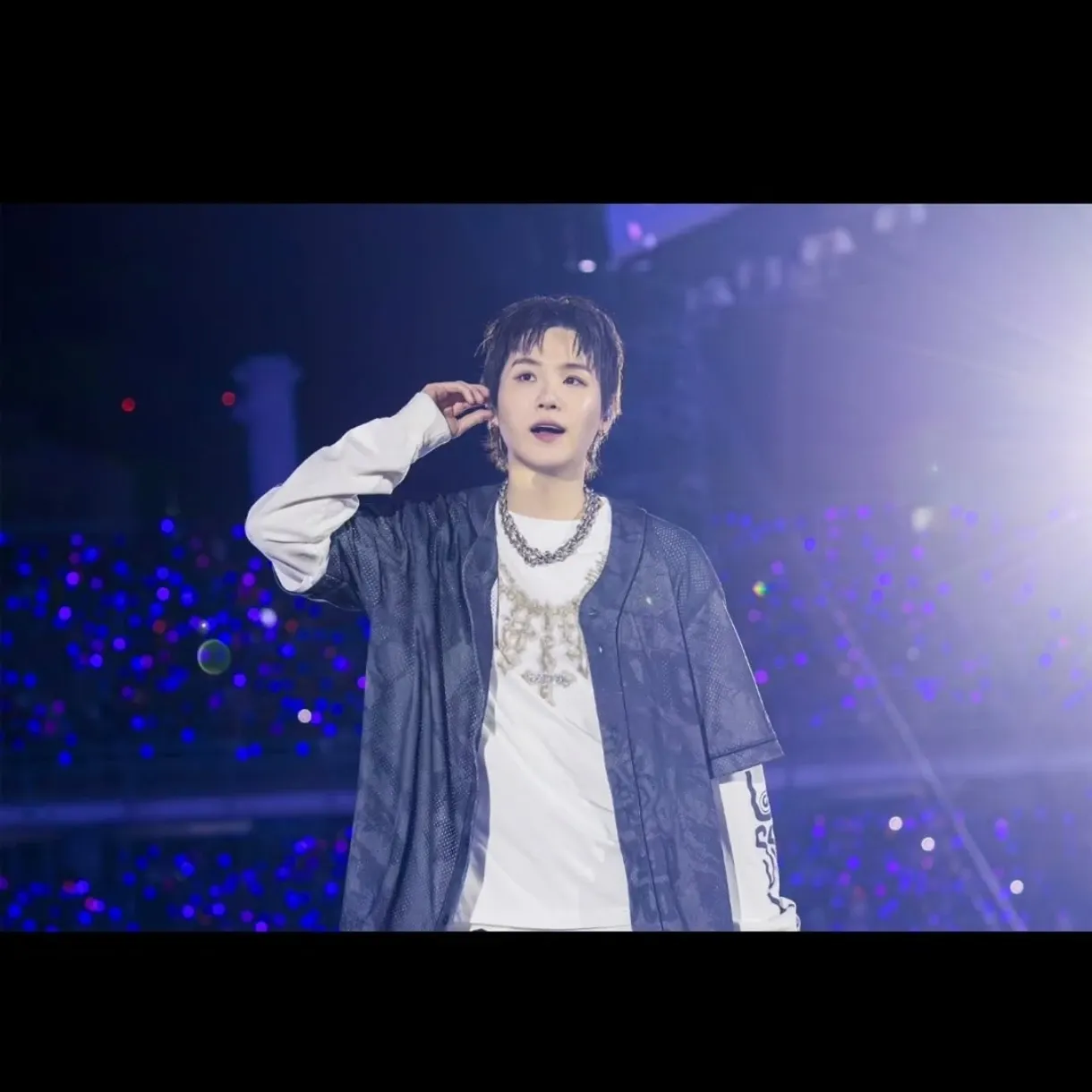 A moment captured by SUGA (BTS)'s fan