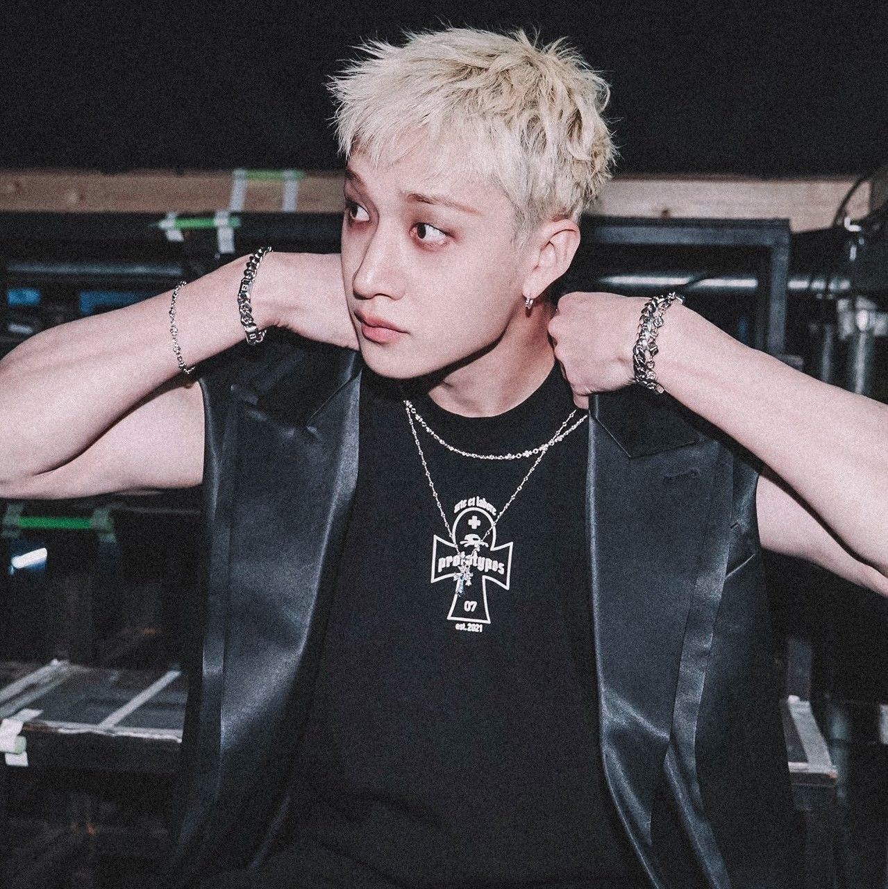 A moment captured by Bang Chan (Stray Kids)'s fan