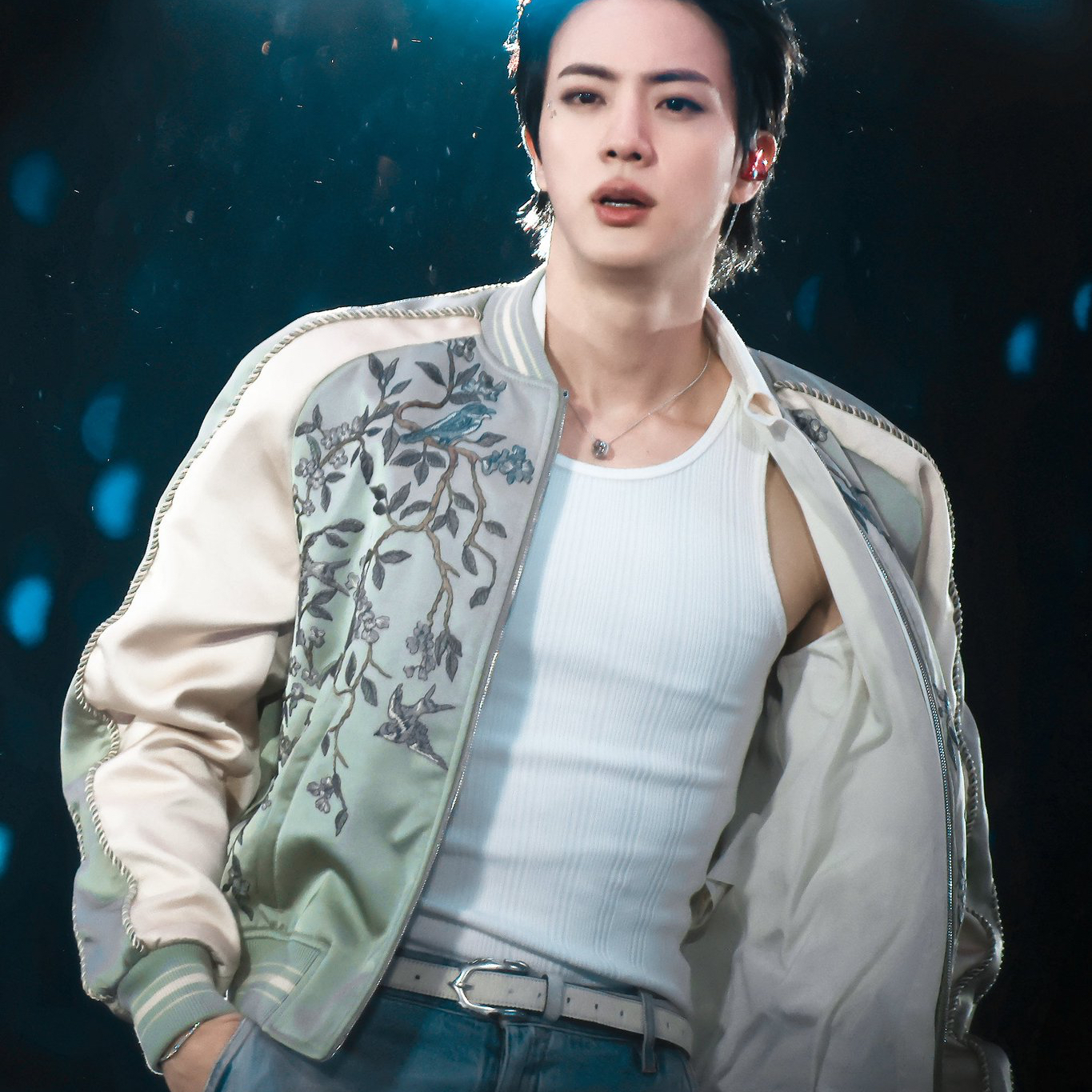 Recent activity shot of Jin (BTS)