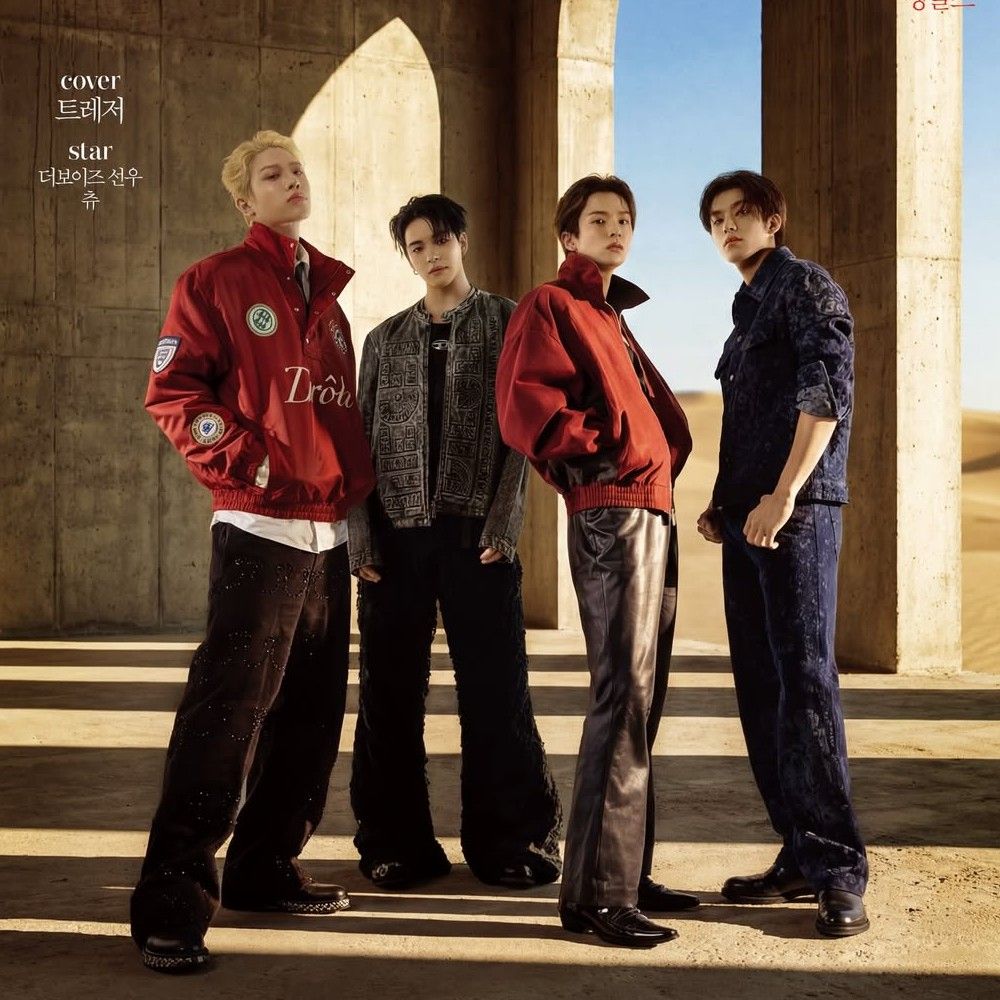 TREASUREの舞台裏ショット