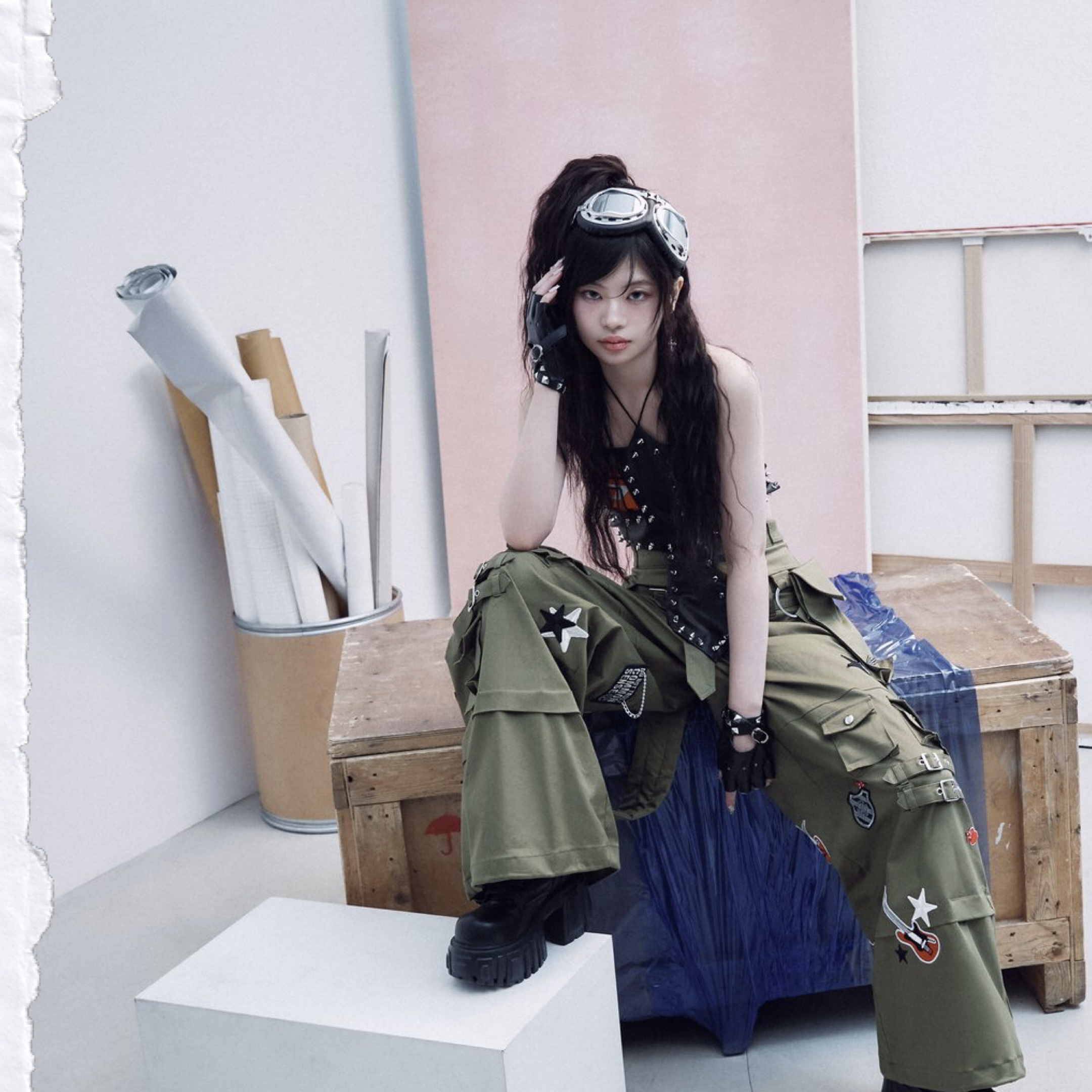 A moment captured by Murakami Rinon (ME:I)'s fan