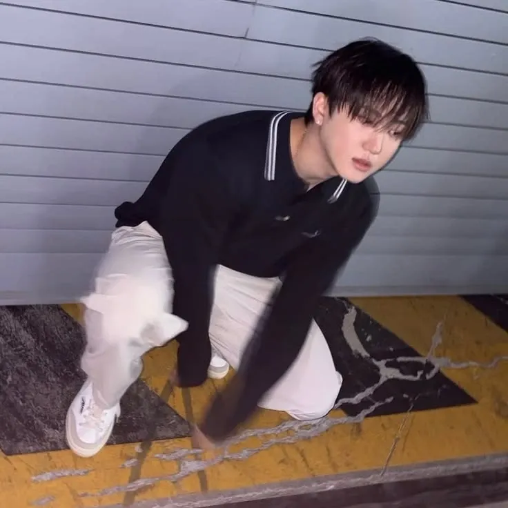 A moment captured by Changbin (Stray Kids)'s fan