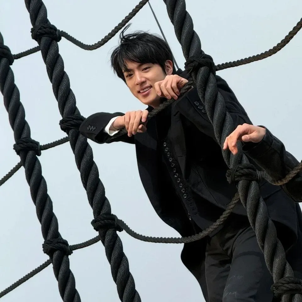 Recent activity shot of Jin (BTS)