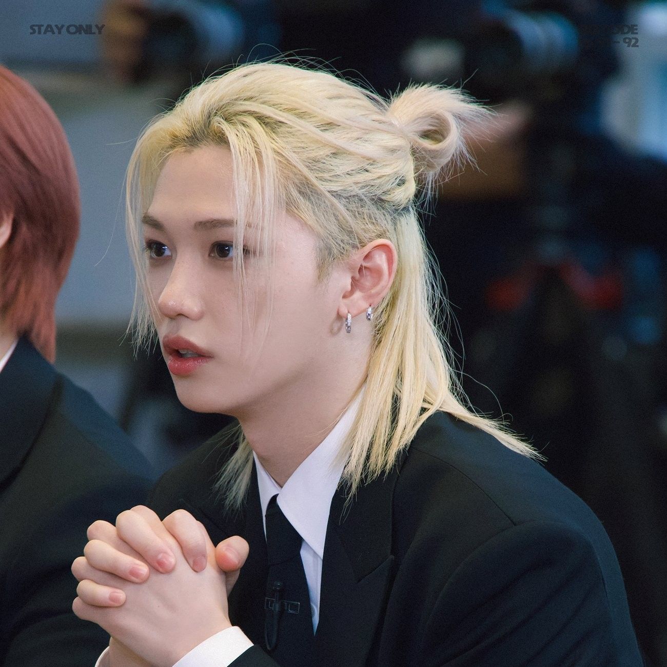 A moment captured by Felix (Stray Kids)'s fan