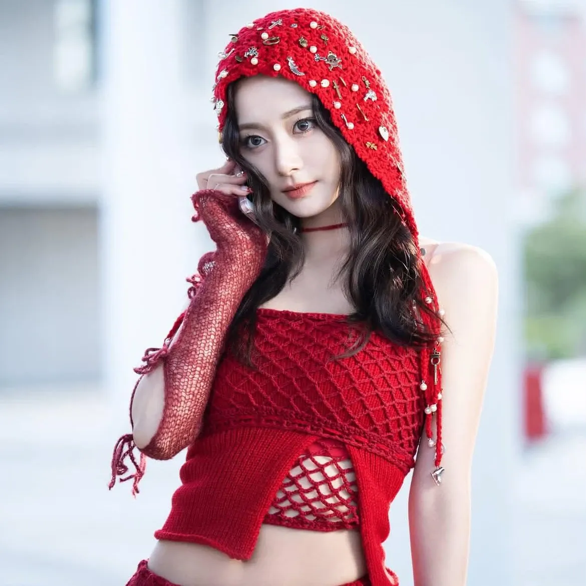 Momen yang diabadikan oleh penggemar Tzuyu (TWICE)