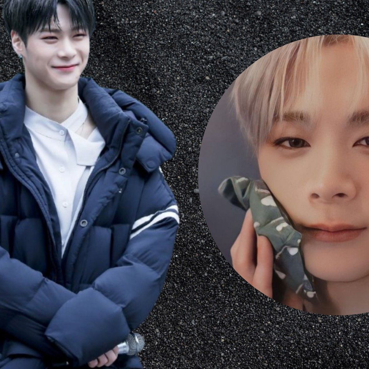 A moment captured by Moonbin (ASTRO)'s fan