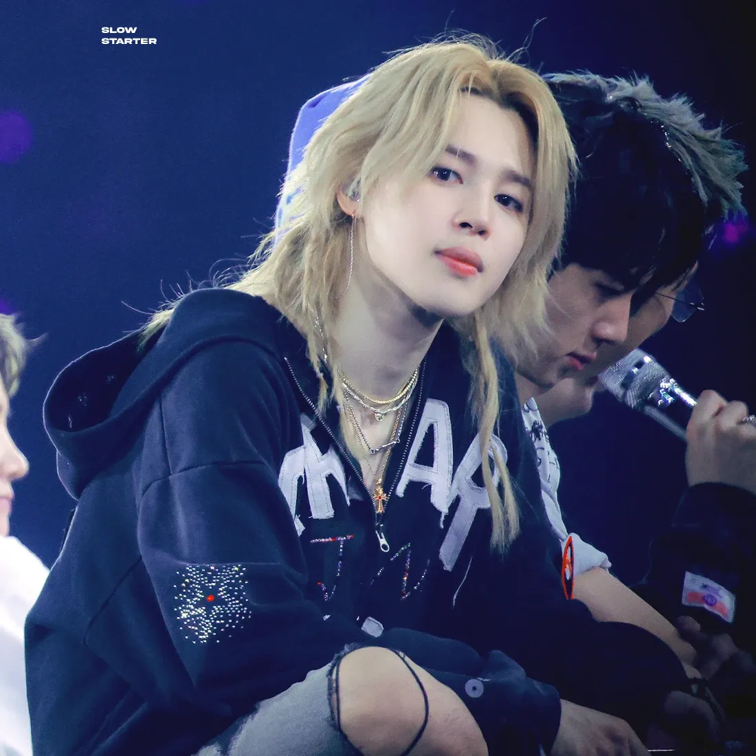 Recent activity shot of Jimin (BTS)