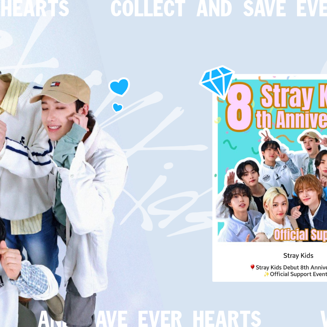 A moment captured by Stray Kids's fan