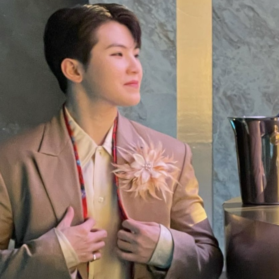 A moment captured by Woozi (SEVENTEEN)'s fan