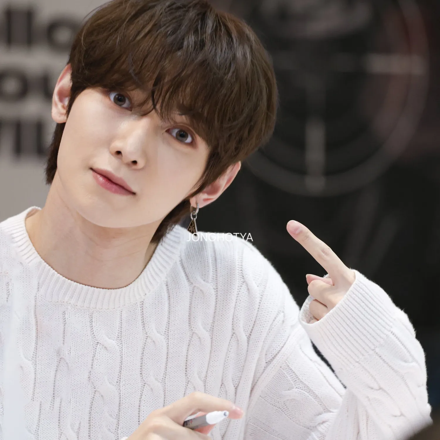 A moment captured by ATEEZ's fan