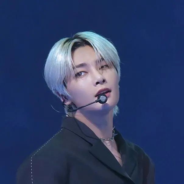 A moment captured by Stray Kids's fan
