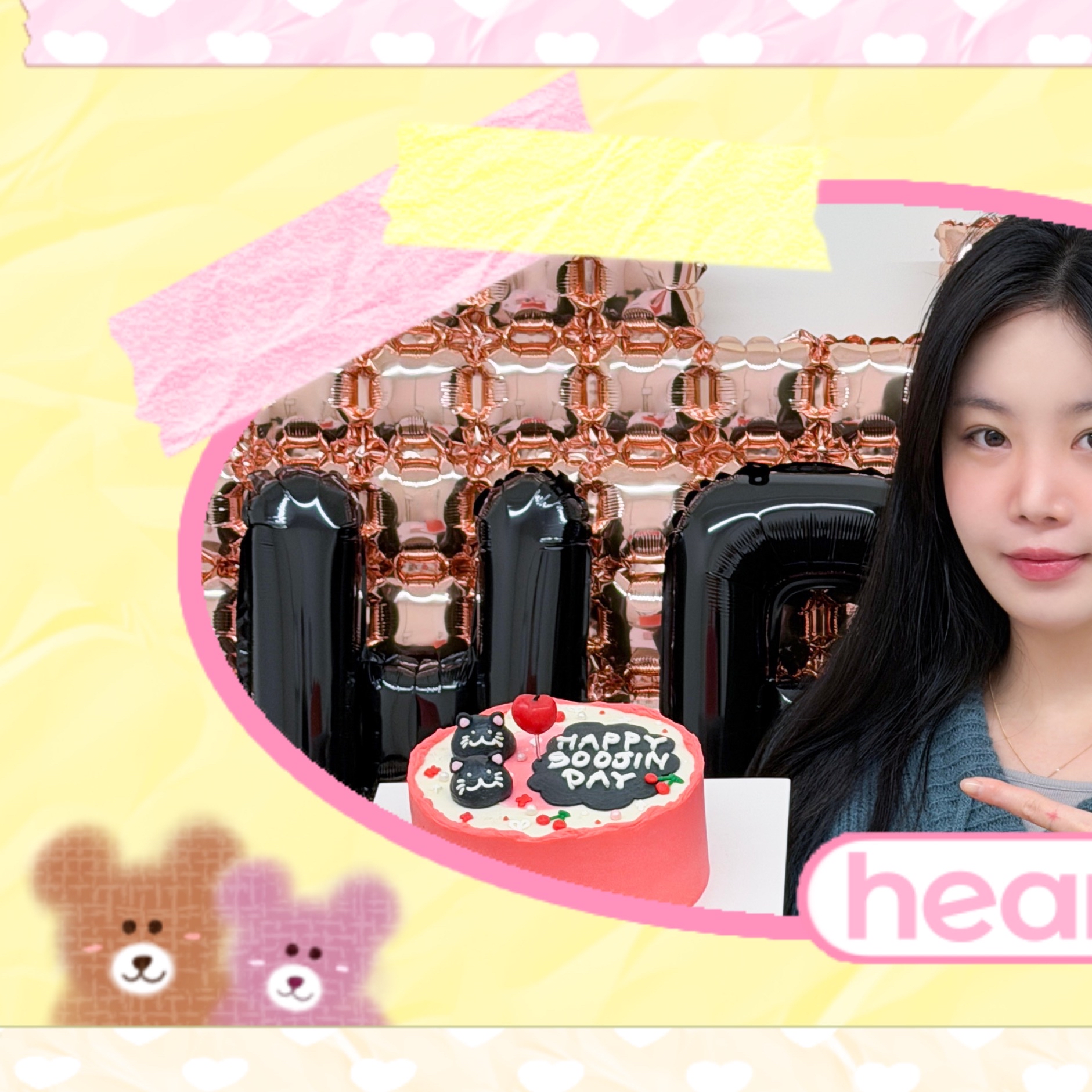 A moment captured by Soojin's fan