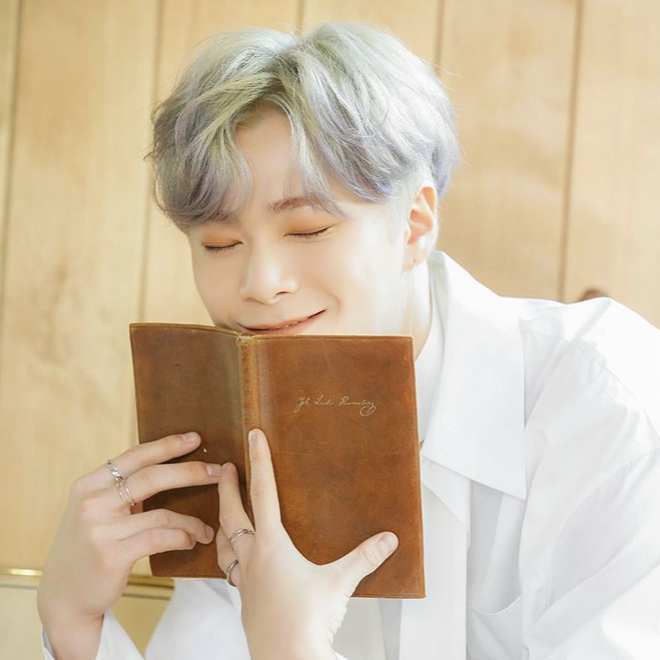 Recent activity shot of Moonbin (ASTRO)