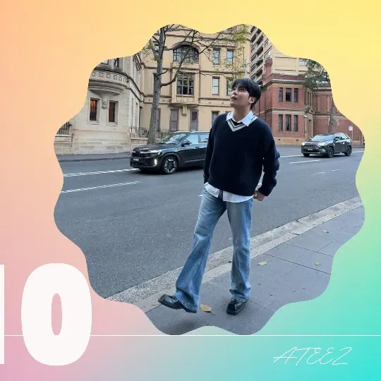 A moment captured by Jongho (ATEEZ)'s fan