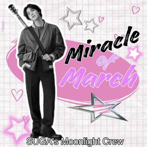 Signature photo of SUGA (BTS) capturing their charm