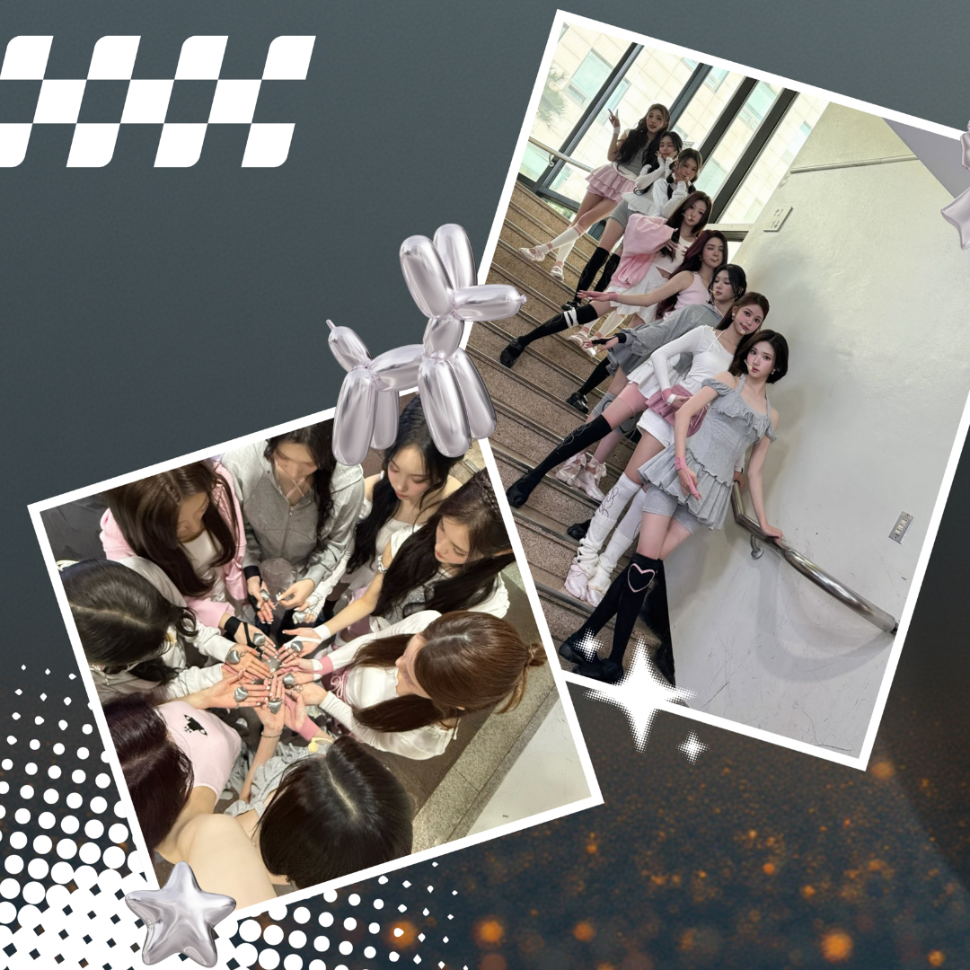 A moment captured by Hearts2Hearts's fan